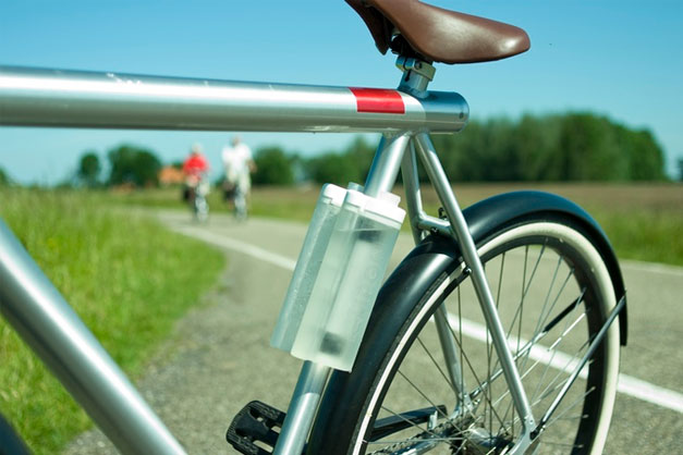 Innovation et équipement de vélo : la gourde solaire Fontus